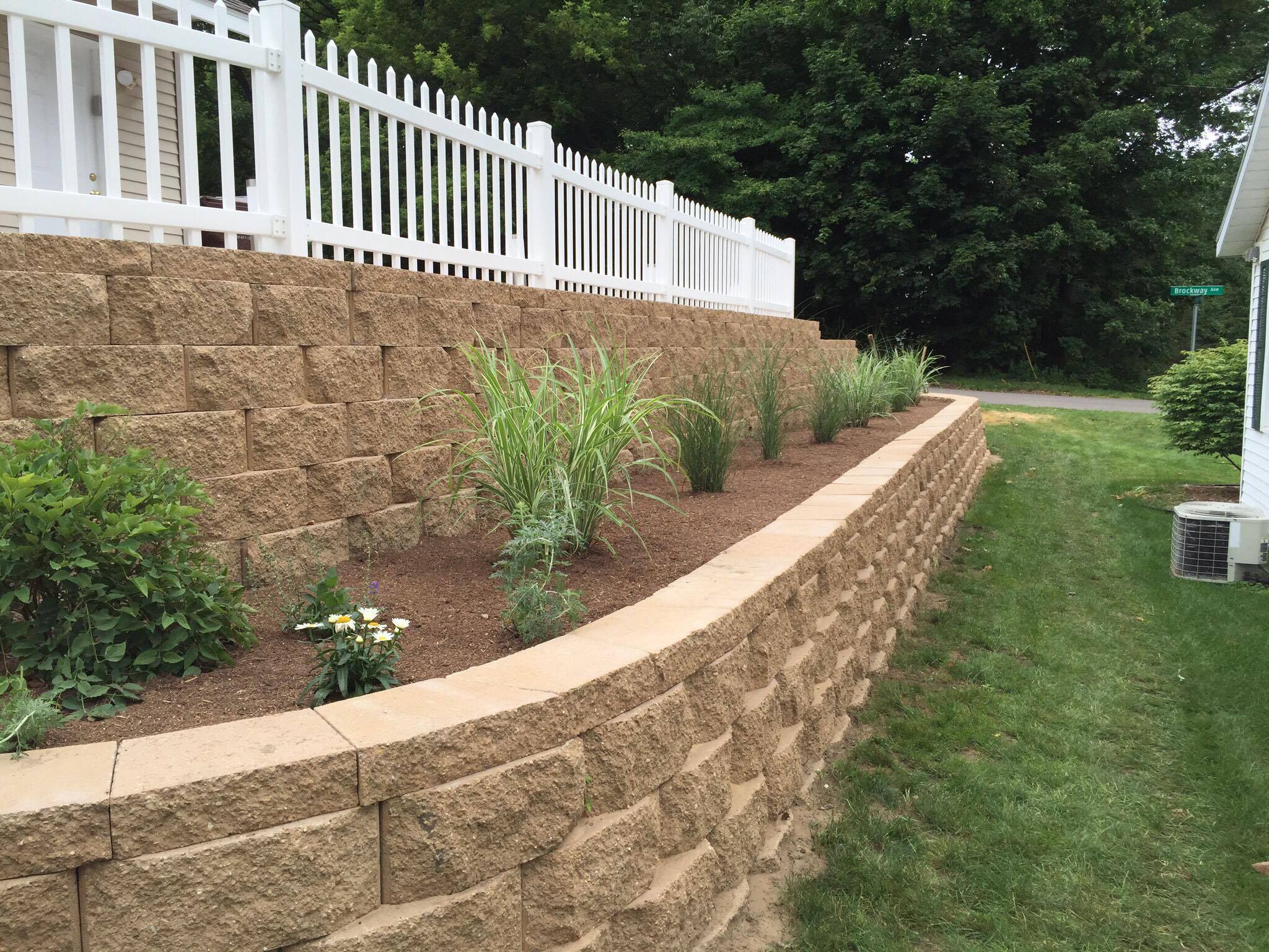 Interlocking Retaining Wall Davis Landscaping